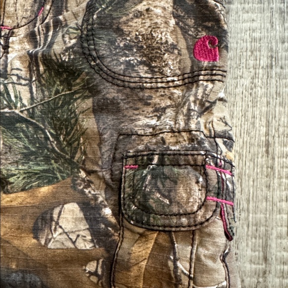 Carhartt Girl Camo Cargo Pants - size 4 - Picture 5 of 8